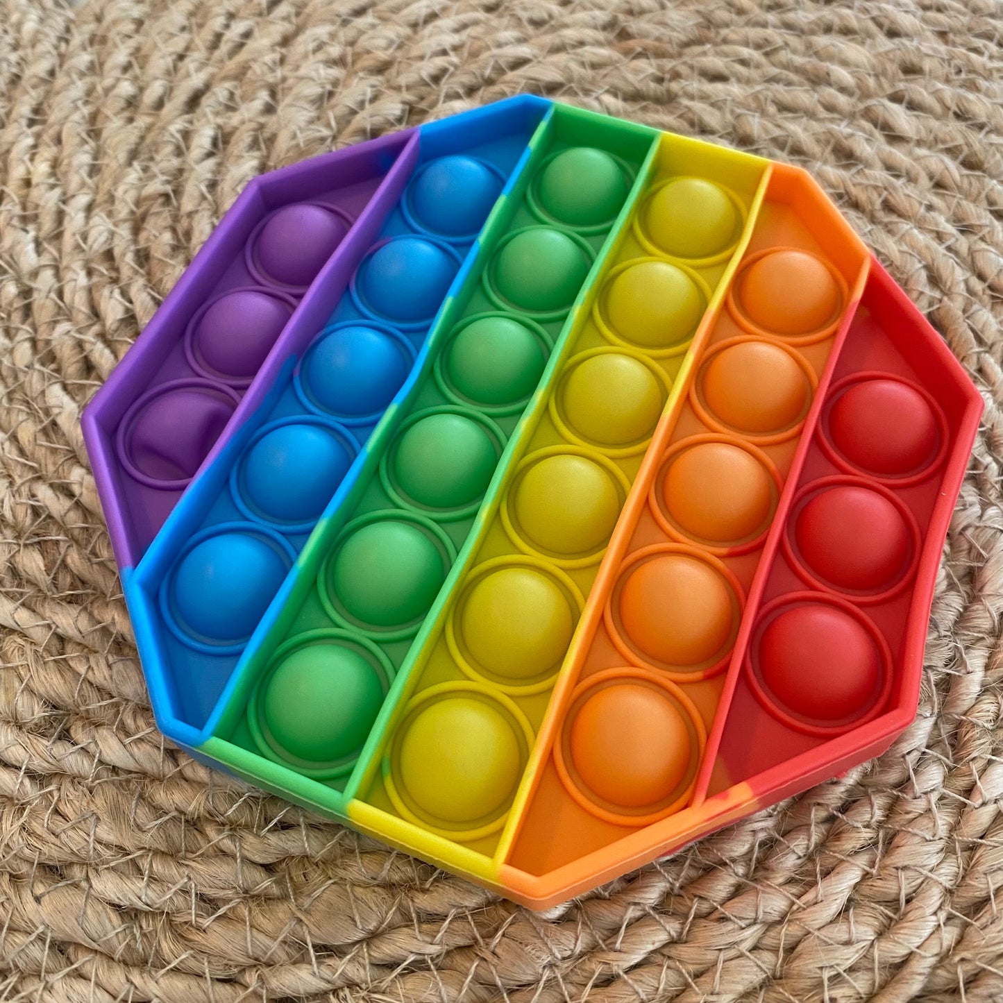 Rainbow Pop It - Assorted Shapes