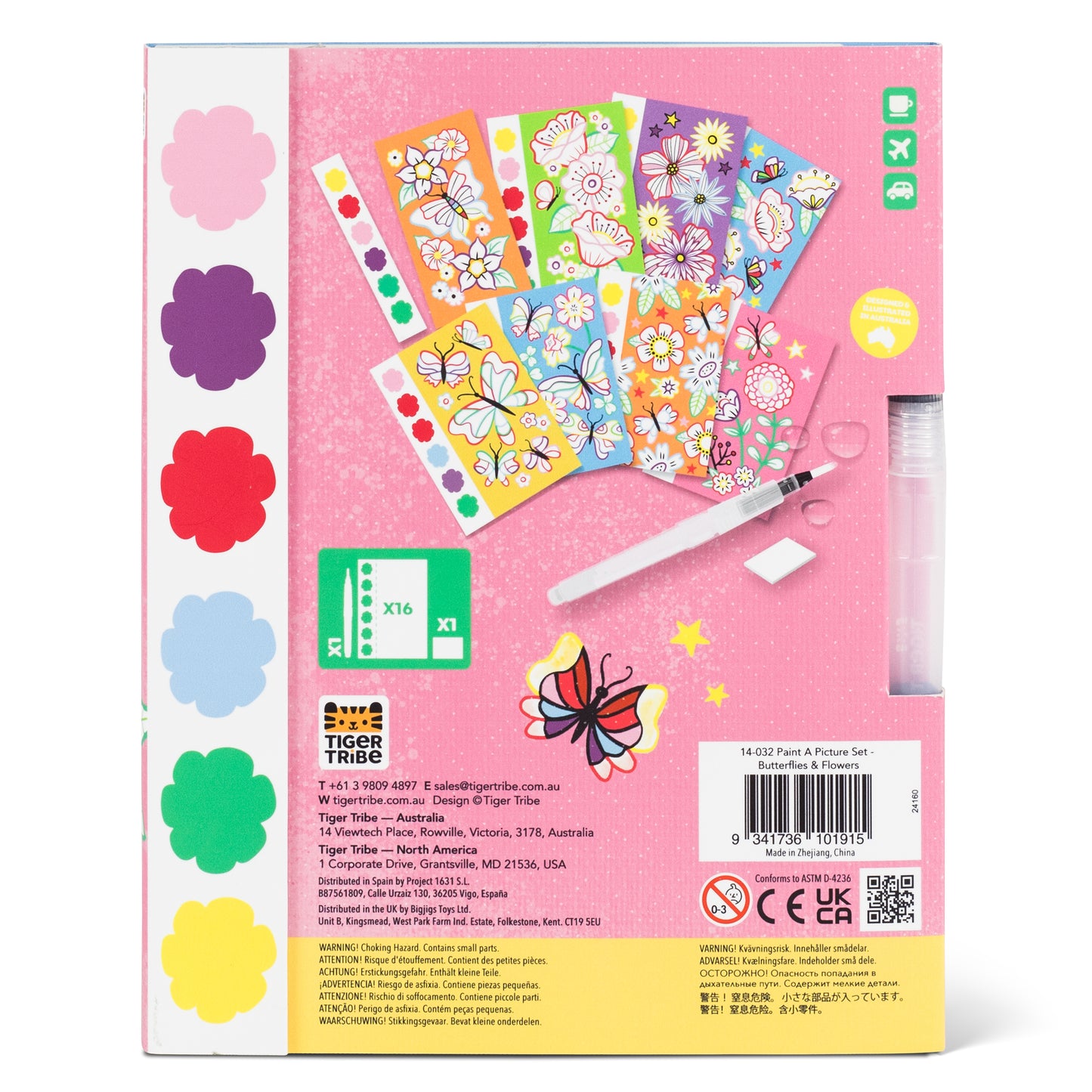 Paint-a-Picture Set - Butteflies & Flowers | Tiger Tribe