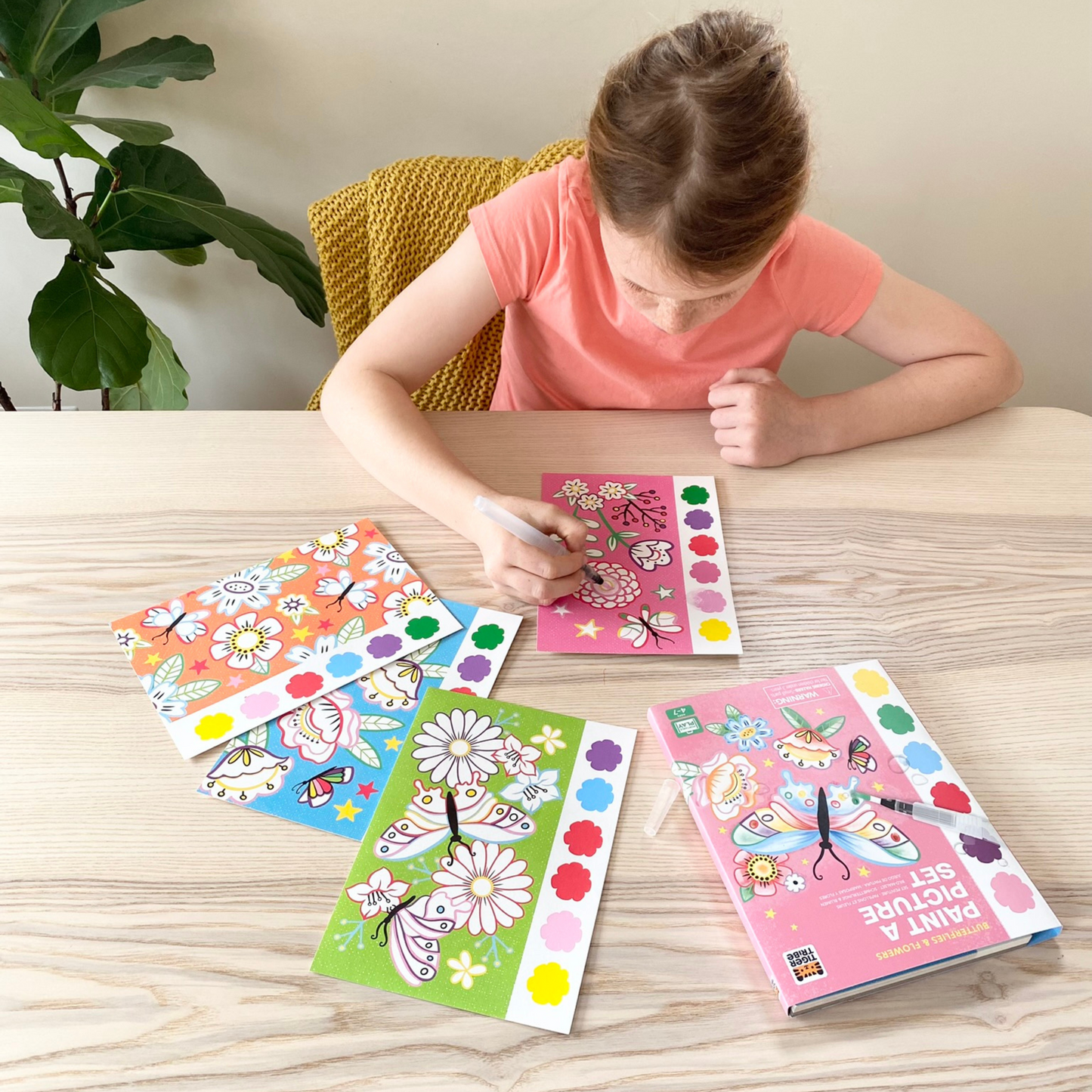Paint-a-Picture Set - Butteflies & Flowers | Tiger Tribe
