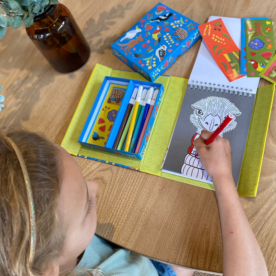 Colouring Set - Aussie Animals | Tiger Tribe