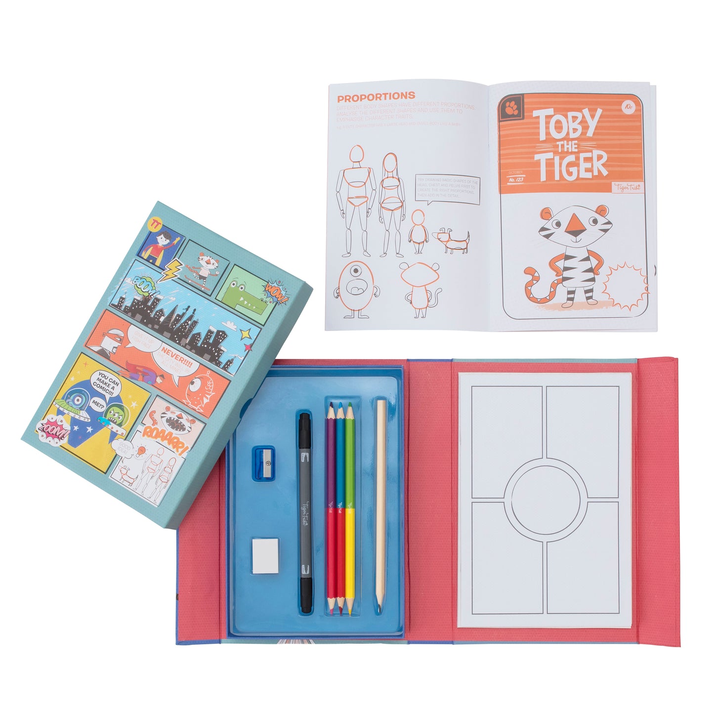 Comic Book Kit - Practice Plan Create | Tiger Tribe