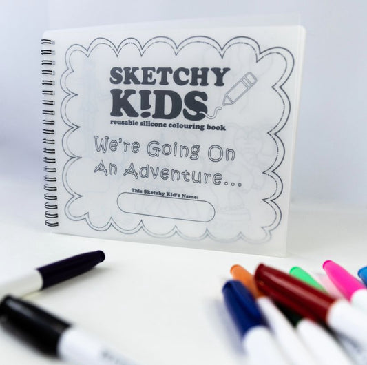BOTH BOOKS + TEXTAS + GIFT BOX | Sketchy Kids