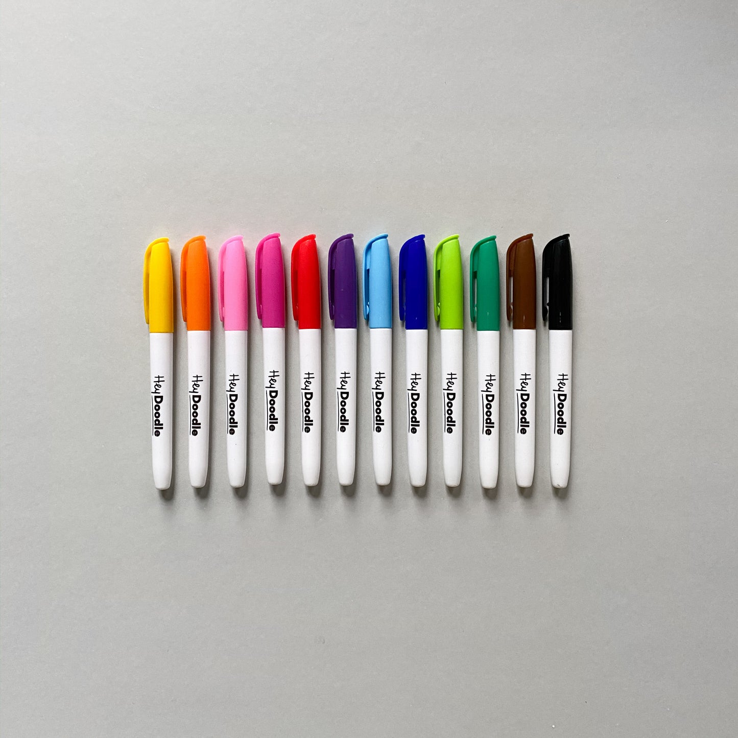 Standard Markers (12 Pack) | Hey Doodle