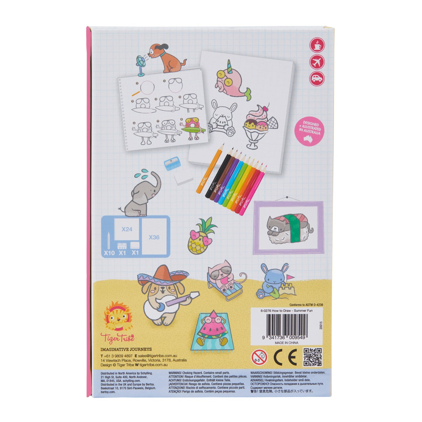 How to Draw - Summer Fun | Tiger Tribe