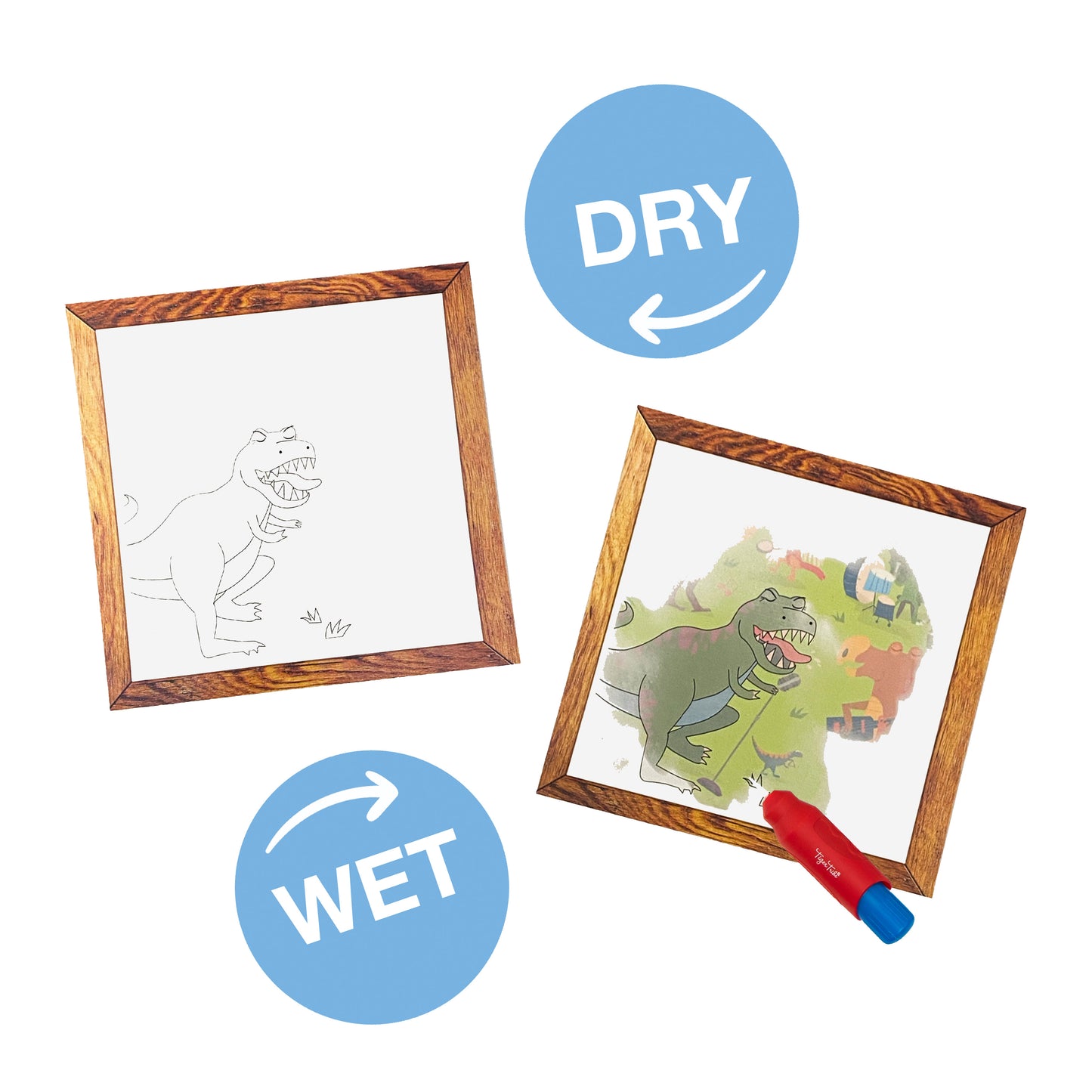 Magic Painting World - Dinosaurs | Tiger Tribe