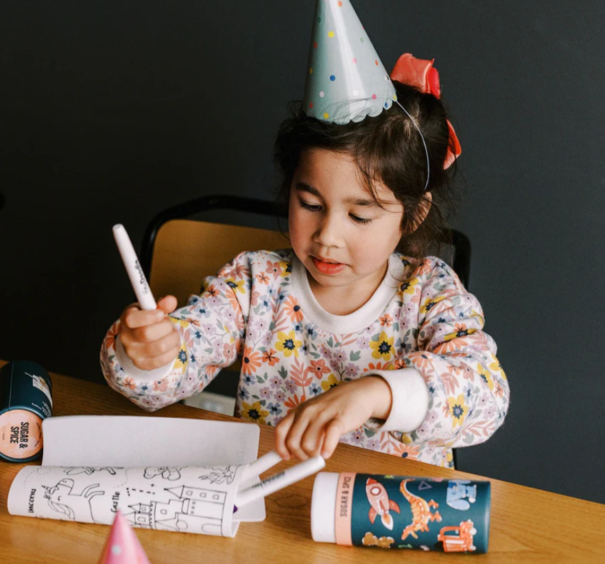 Sugar & Spice - Silicone Colouring MINI Mat | Hey Doodle