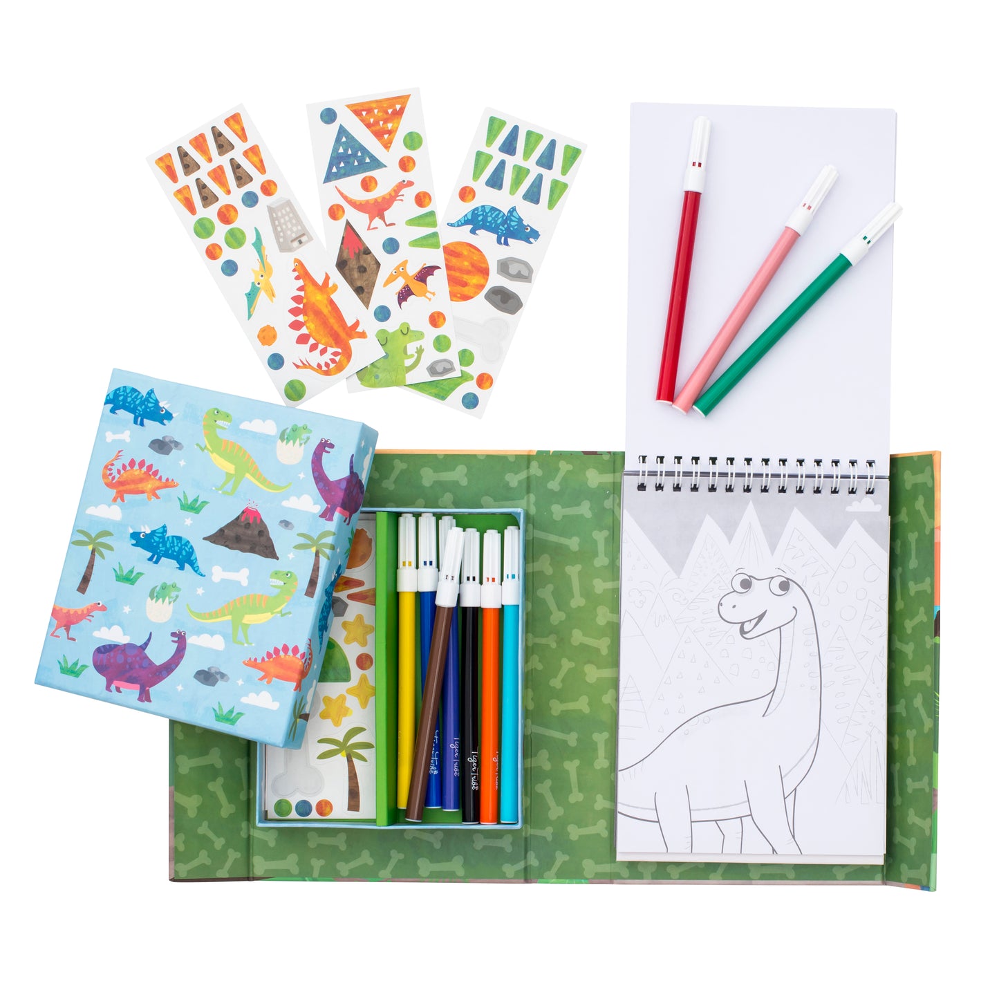 Colouring Set - Dinosaurs | Tiger Tribe